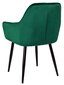 Krēsls, zaļš цена и информация | Virtuves un ēdamistabas krēsli | 220.lv