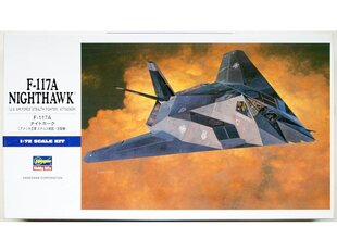 Hasegawa - F-117A Nighthawk, 1/72, 00531 cena un informācija | Konstruktori | 220.lv