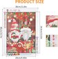 Ziemassvētku dimanta krāsošanas komplekts DIY Kissral 5D, 30 x 40 cm cena un informācija | Dimantu mozaīkas | 220.lv