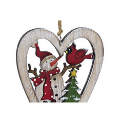 Ziemassvētku rotājumi DKD Home Decor Heart (2 gab.) (38 x 9 x 59 cm) cena un informācija | Ziemassvētku dekorācijas | 220.lv
