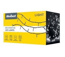 " rebel led christmas tree lights outdoor 10 m, cool white with changing light mode цена и информация | Гирлянды | 220.lv