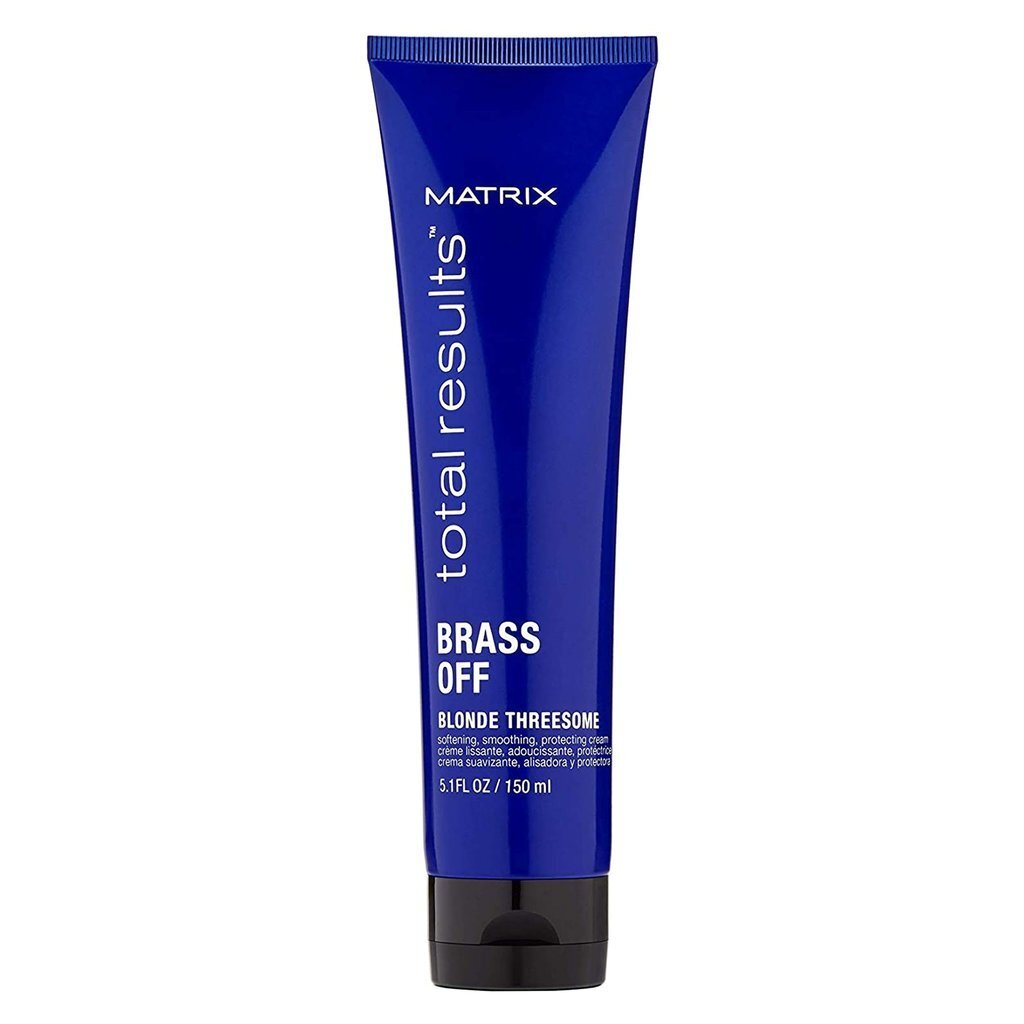 Mīkstinošs krēms matiem Matrix Total Results Brass Off Blonde Threesome, 150 ml цена и информация | Matu kondicionieri, balzāmi | 220.lv