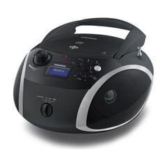 CD-проигрыватель с Bluetooth, MP3 и радио Grundig RCD1500BT, чёрный цена и информация | Музыкальные центры | 220.lv