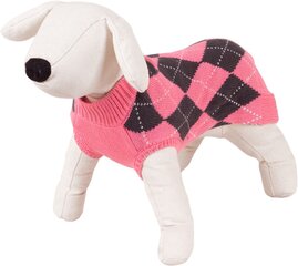 Dimantu rozā džemperis suņiem M-25cm Happet 460M цена и информация | Одежда для собак | 220.lv