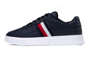 Tommy Hilfiger Туфли SUPERCUP LEATHER STRIPES, 46 FM0FM04824_DW5_46 цена и информация | Кроссовки для мужчин | 220.lv