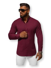 Krekls vīriešiem V57-53420, sarkans цена и информация | Мужские рубашки | 220.lv