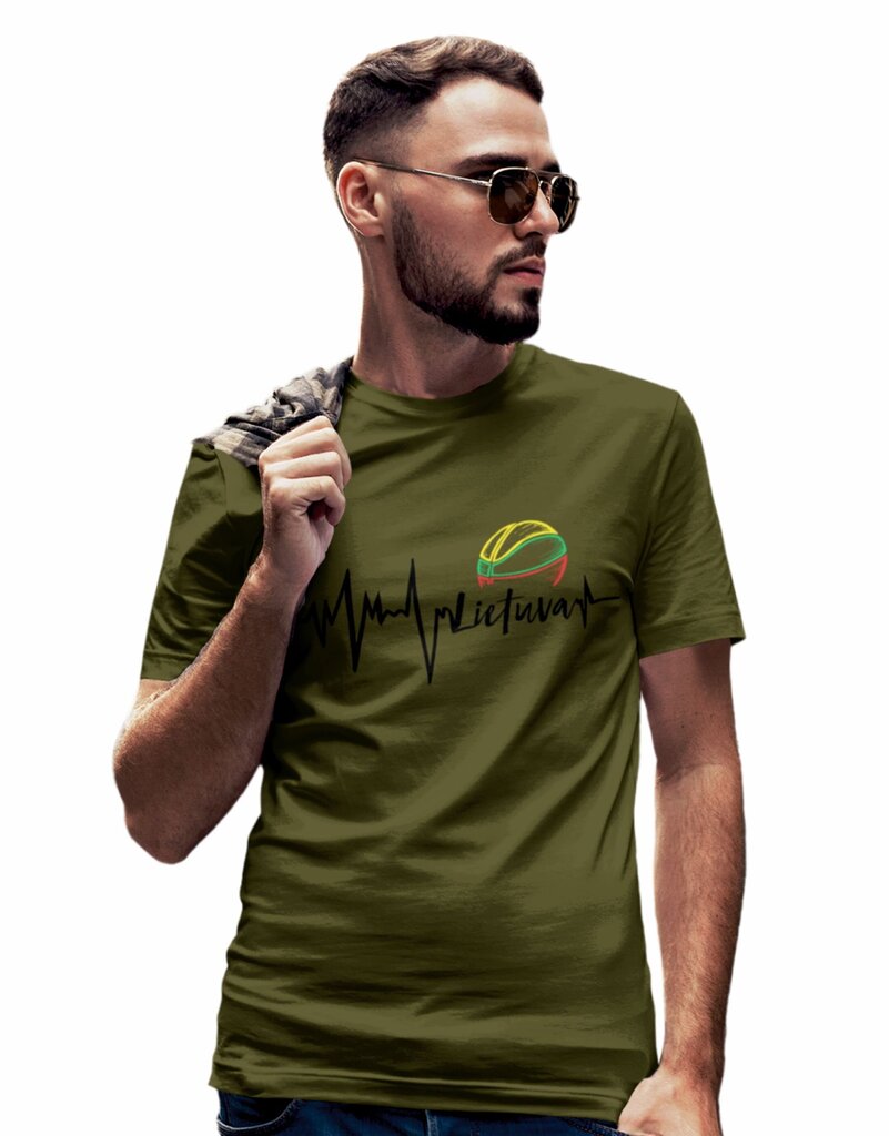 T-krekls vīriešiem MO0611999096, zaļš cena un informācija | Vīriešu T-krekli | 220.lv