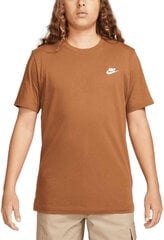 Nike Футболки M Nsw Club Tee Brown AR4997 281 AR4997 281/2XL цена и информация | Мужские футболки | 220.lv
