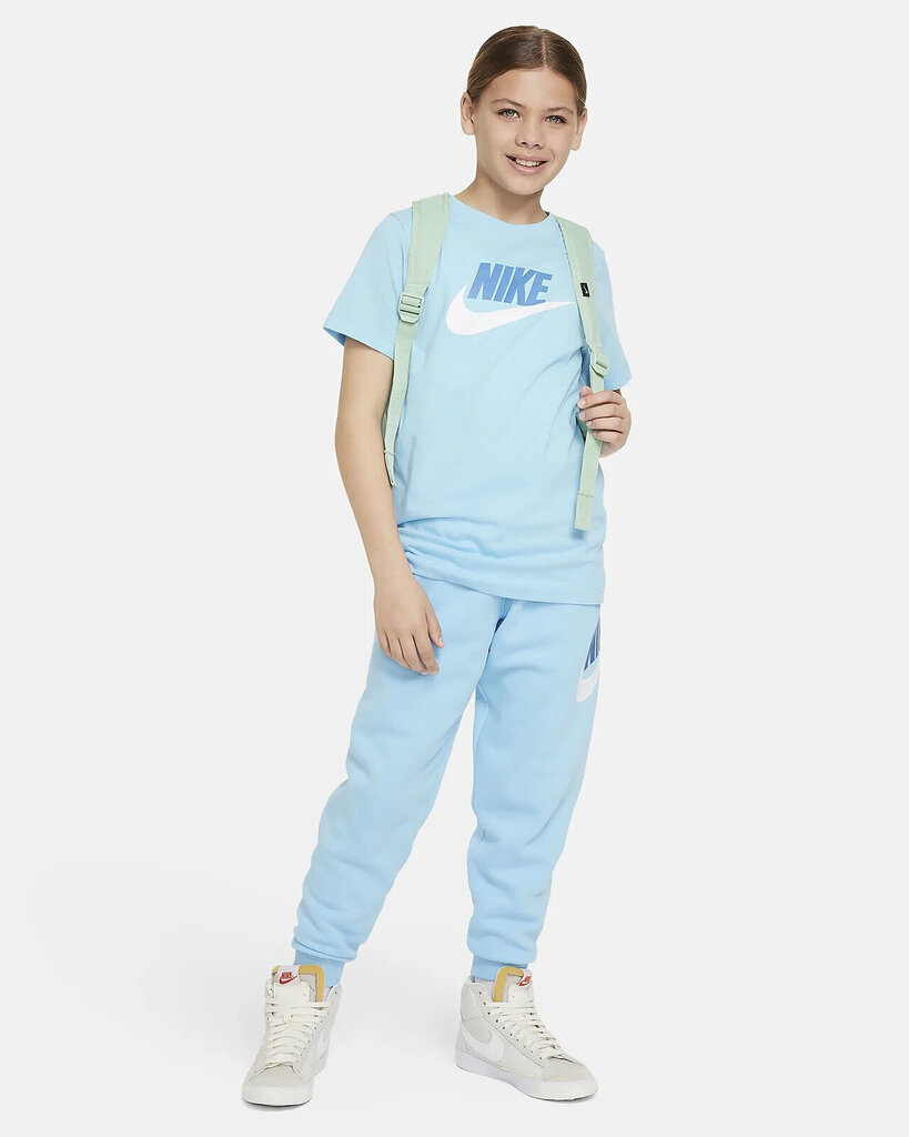 Nike T-krekls meitenēm AR5252 407, zils cena un informācija | Krekli, bodiji, blūzes meitenēm | 220.lv