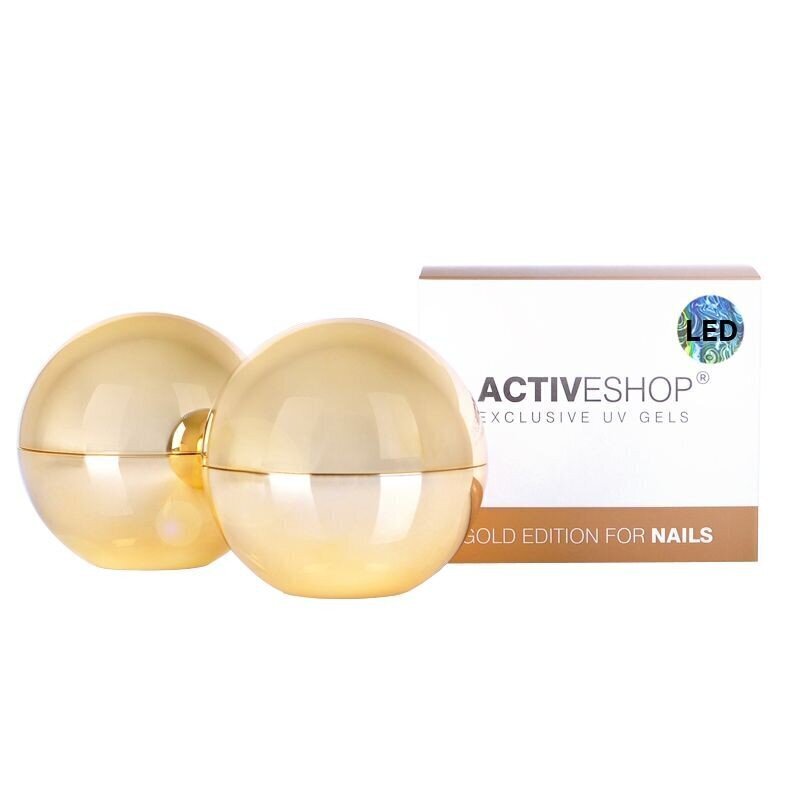 Gēls franču manikīram Activeshop LED Gel French Extra White Ball, 15 g. cena un informācija | Nagu kopšanas piederumi | 220.lv