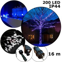 200 LED vītne SPC660, zila, 16 m цена и информация | Гирлянды | 220.lv
