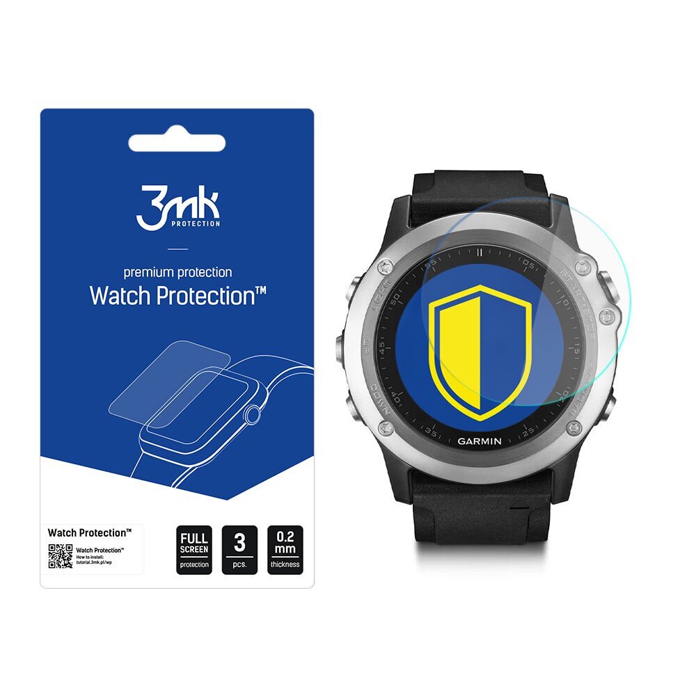 3mk Watch Protection™ v. FlexibleGlass Lite Garmin Fenix 3 cena un informācija | Viedpulksteņu un viedo aproču aksesuāri | 220.lv