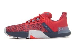 Sporta apavi vīriešiem Under Armour TriBase Reign 5 Q1 3026213600, sarkans cena un informācija | Sporta apavi vīriešiem | 220.lv