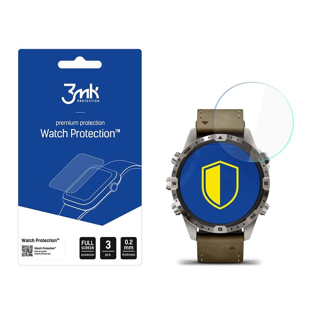 3mk Watch Protection™ v. FlexibleGlass Lite Garmin Marq Series Gen2 cena un informācija | Viedpulksteņu un viedo aproču aksesuāri | 220.lv
