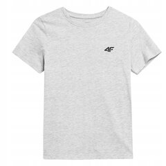 T-krekls zēniem 4F 4FJSS23TTSHM291CHLODNY, pelēks цена и информация | Рубашки для мальчиков | 220.lv
