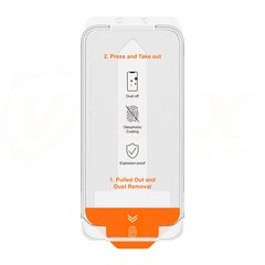 Vmax tempered glass easy install 2,5D Normal Glass for iPhone 15 Plus 6,7" цена и информация | Защитные пленки для телефонов | 220.lv