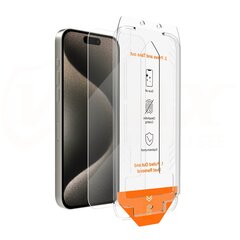 Vmax tempered glass easy install 2,5D Normal Glass for iPhone 15 Pro Max 6,7" цена и информация | Защитные пленки для телефонов | 220.lv