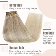 Наращивание волос с зажимами Fshine, 7 шт., 120г цена и информация | Аксессуары для волос | 220.lv
