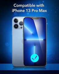 ESR 3 Piece iPhone 13 Pro Max Display Protection Film, совместимая с iPhone 13 Pro Max с практической помощи по позиционированию, твердостью 9H, HD Clear Display Film цена и информация | Защитные пленки для телефонов | 220.lv