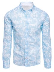 Krekls vīriešiem DX2264-53330, zils цена и информация | Мужские рубашки | 220.lv