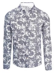 Krekls vīriešiem DX2263-53329, pelēks цена и информация | Мужские рубашки | 220.lv