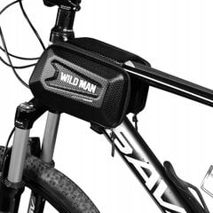Ūdensnecaurlaidīga velosipēda soma Wildman 150, melna cena un informācija | Citi velo piederumi un aksesuāri | 220.lv