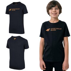 T-krekls zēniem 4F HJZ22 JTSM003, zils цена и информация | Рубашки для мальчиков | 220.lv