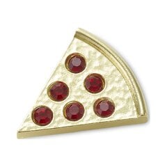 Aksesuārs apaviem Crocs™ Gold Pizza Slice G1138700-MU 303927, dzeltena cena un informācija | Gumijas klogi bērniem | 220.lv