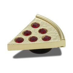 Aksesuārs apaviem Crocs™ Gold Pizza Slice G1138700-MU 303927, dzeltena cena un informācija | Gumijas klogi bērniem | 220.lv