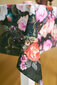 Košu ziedu dizaina galdauts, Hortensias Home, 230x140 cm, 100% kokvilna, Francine Black цена и информация | Galdauti, salvetes | 220.lv