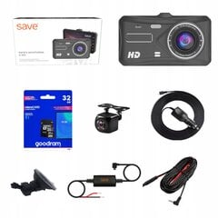 Save S-905 видеорегистратор, 32 ГБ SD-карта цена и информация | Видеорегистраторы | 220.lv