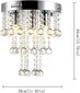 ESyem luksusa kristāla griestu lampa цена и информация | Griestu lampas | 220.lv