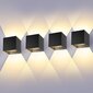 Ledmo regulējama sienas lampa 12W Led, 4 gab. cena un informācija | Sienas lampas | 220.lv