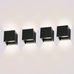 Ledmo sienas lampa ar regulējamu staru 12W Led, 4 gab. цена и информация | Настенные светильники | 220.lv