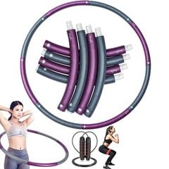 Тренировочный комплект Bravfee Hula Hoop складной цена и информация | Обручи, гимнастические палки | 220.lv