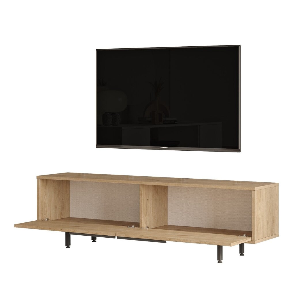 TV galdiņš Asir, 160x45,1x35,5 cm, brūns cena un informācija | TV galdiņi | 220.lv