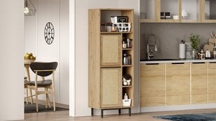 Кухонный шкаф, Асир, 160x45,1x35,5 см, бежевый цена и информация | Кухонные шкафчики | 220.lv