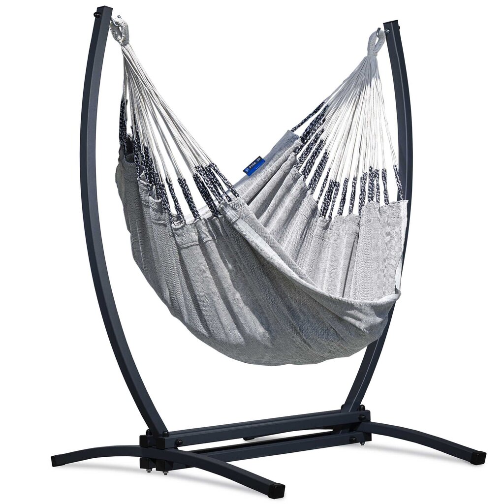 Medellin B&W L šūpuļkrēsls + Gazela 160kg rāmis cena un informācija | Šūpuļtīkli | 220.lv