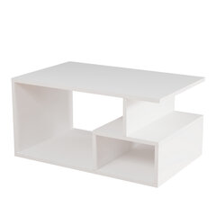 Kafijas galdiņš Asir, 90x54x42 cm, balts cena un informācija | Žurnālgaldiņi | 220.lv