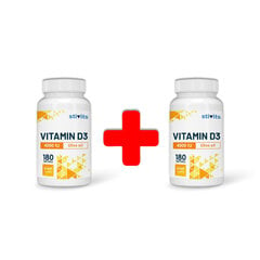 Uztura bagātinātājs Stivits 1+1 D3 vitamīns 4000 IU olīveļļa, N360 cena un informācija | Vitamīni, preparāti, uztura bagātinātāji imunitātei | 220.lv