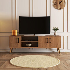 TV galdiņš Asir, 150x52x34 cm, tumši brūns cena un informācija | TV galdiņi | 220.lv