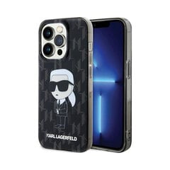 KARL LAGERFELD для iPhone 15 Pro (6,1″) с монограммой - Черный цена и информация | Чехлы для телефонов | 220.lv