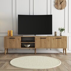 TV galdiņš Asir, 180x53x35cm, gaiši brūns cena un informācija | TV galdiņi | 220.lv