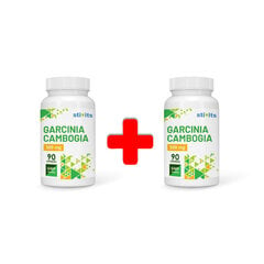 Uztura bagātinātājs Stivits 1+1 Garcinia Cambogia 500 mg vegānu, 180kapsulas cena un informācija | Vitamīni, preparāti, uztura bagātinātāji imunitātei | 220.lv