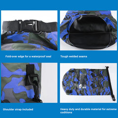Ūdensizturīgs Dry Bag Type 1, 20L cena un informācija | Ūdensizturīgas somas, maisi, lietusmēteļi | 220.lv
