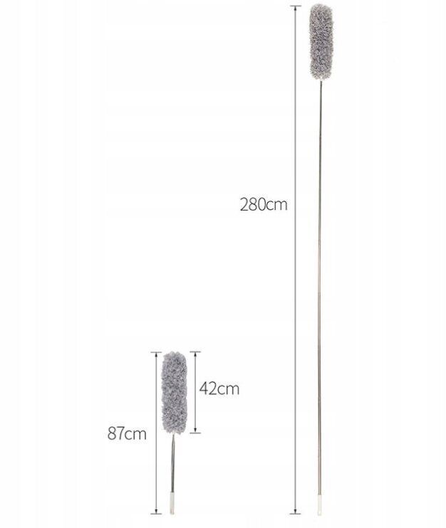 Teleskopiskā putekļu birste, 208 cm cena un informācija | Tīrīšanas piederumi | 220.lv