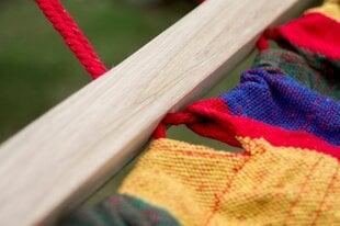 Гамак Acadia Colorful с планками + каркас гамака Indela 120 кг, POTENZA цена и информация | Гамаки | 220.lv