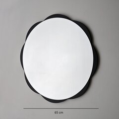 Зеркало, Asir, 65х65 см, черное цена и информация | Зеркала | 220.lv
