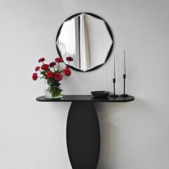 Зеркало, Асир, 60х60см, черный цена и информация | Зеркальца | 220.lv