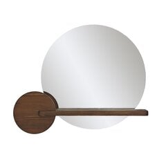 Зеркало, Асир, 83х70 см, коричневое цена и информация | Зеркала | 220.lv